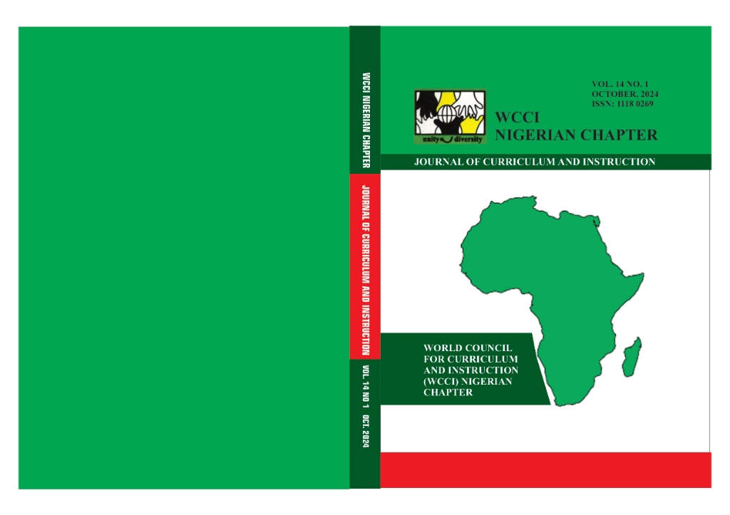 JOURNAL OF CURRICULUM AND INSTRUCTION